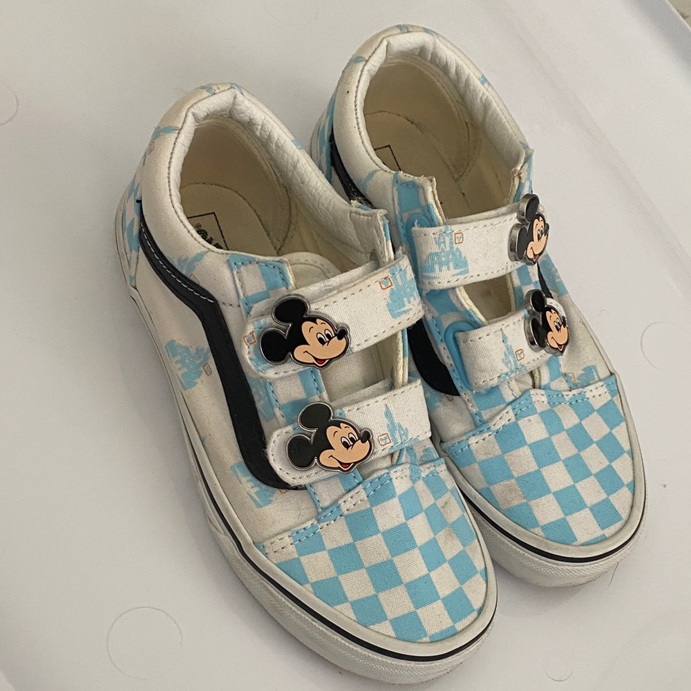 Vans Kids  Disney Checkered Mickey Sneakers